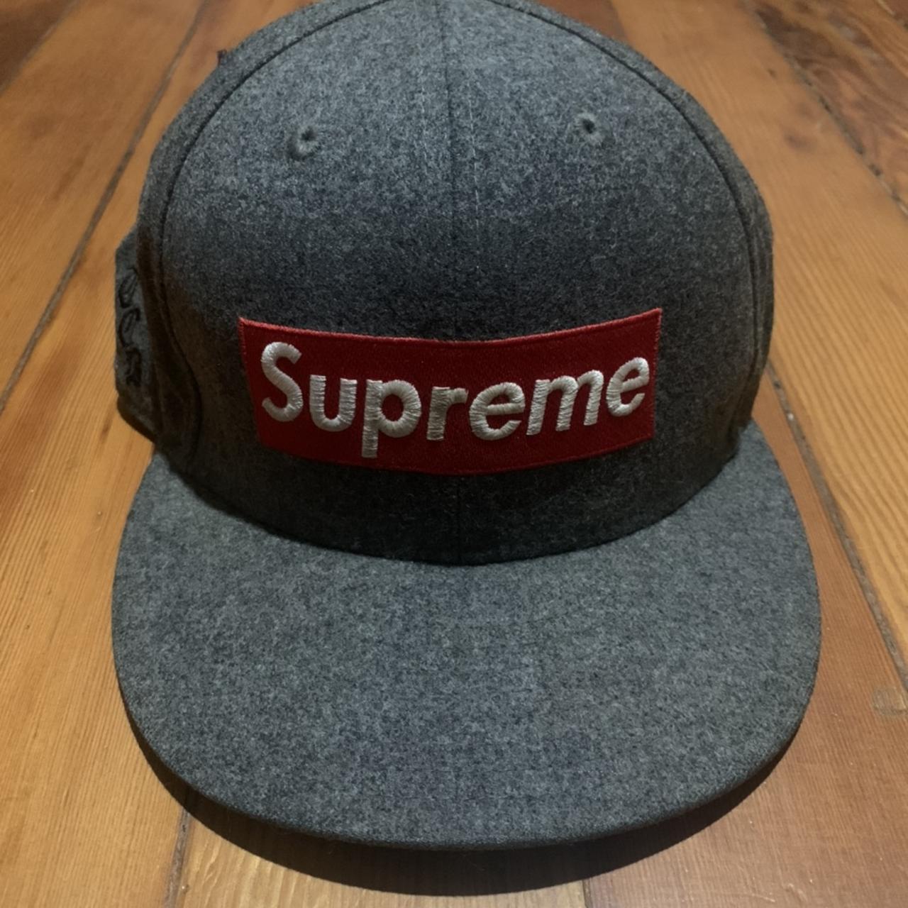 Supreme FW 2011 , Loro Piana Wool Fitted Cap, Size 7...