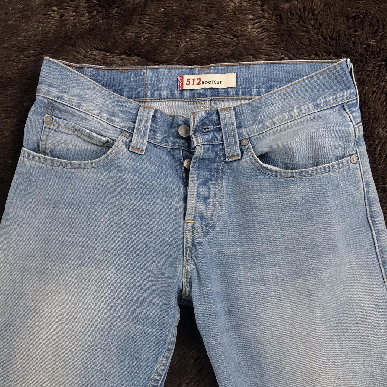 Light wash baggy Levi 512 bootcut jeans. Couple of... - Depop