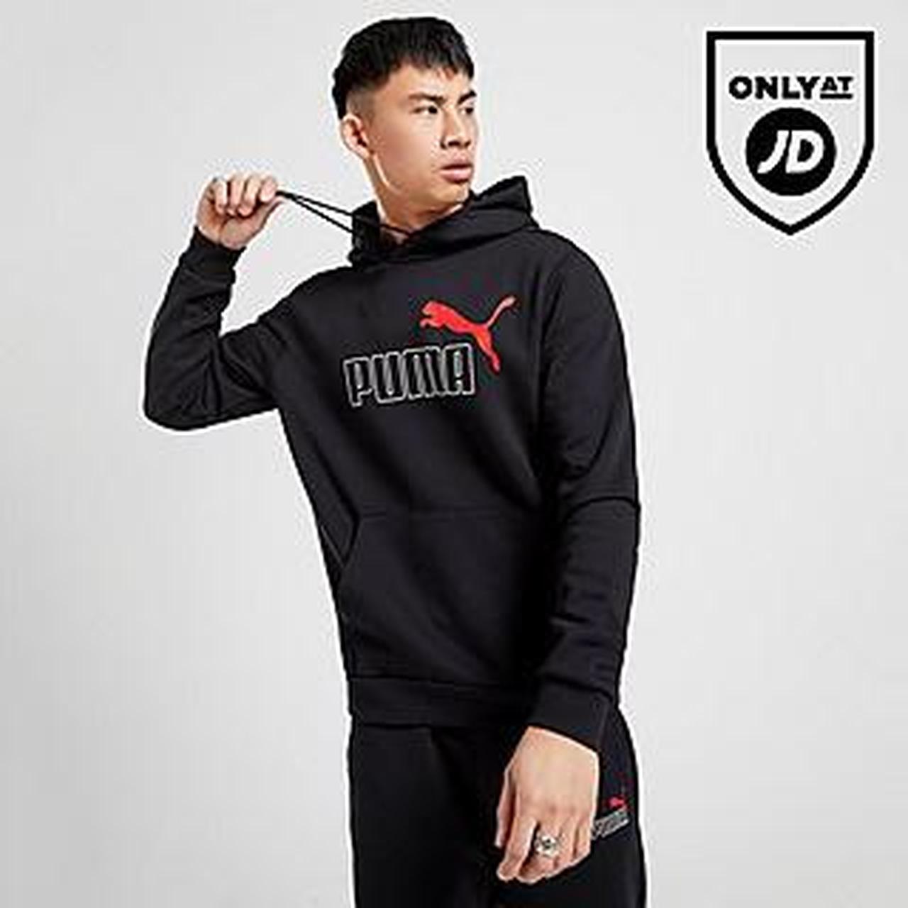 puma jumper black and red