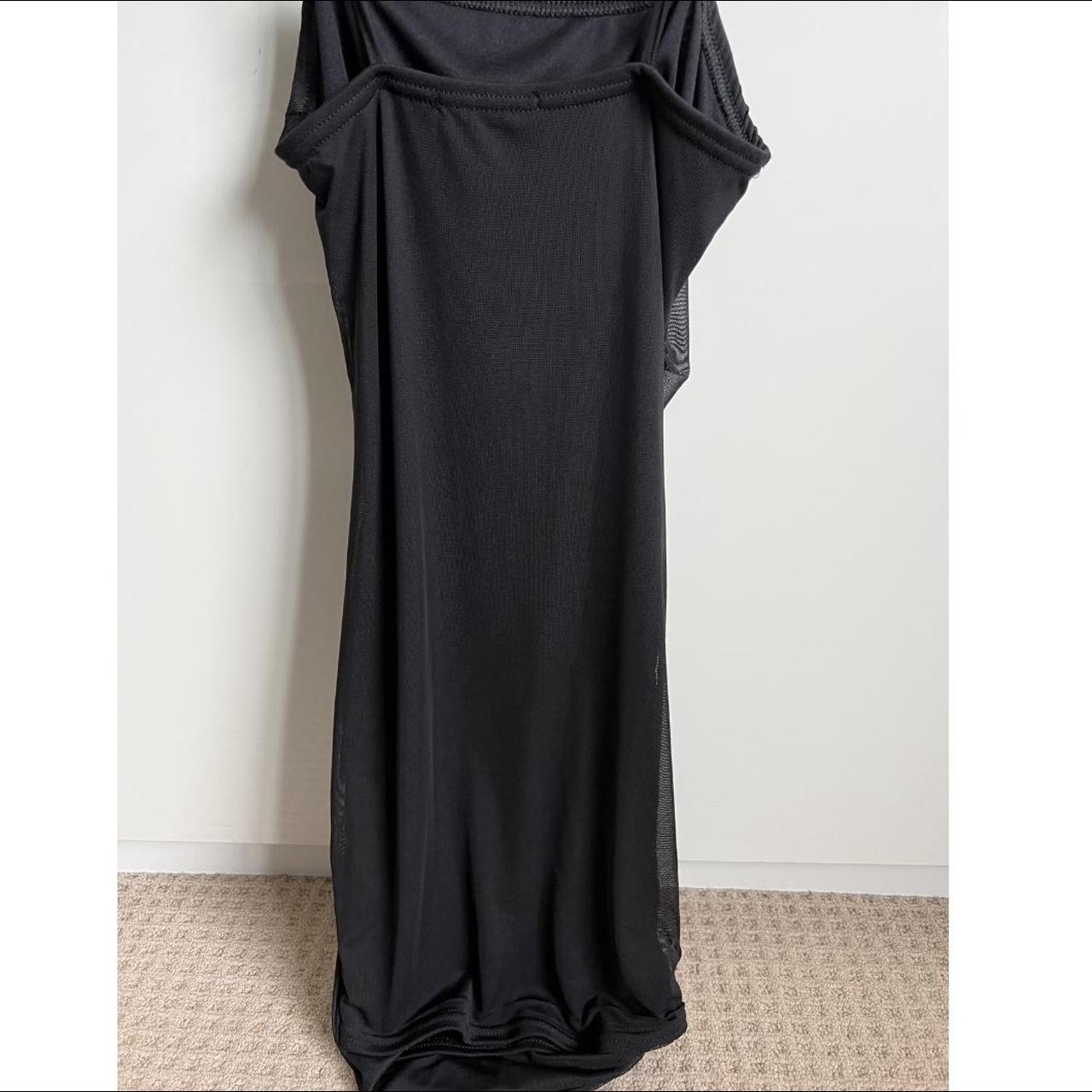 Femme luxe black mesh dress - size 6 #mesh... - Depop