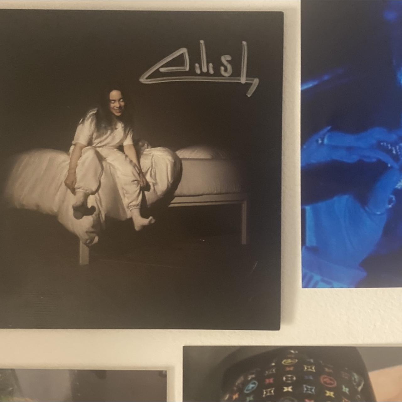 Billie eilish signed discount cd & scarf