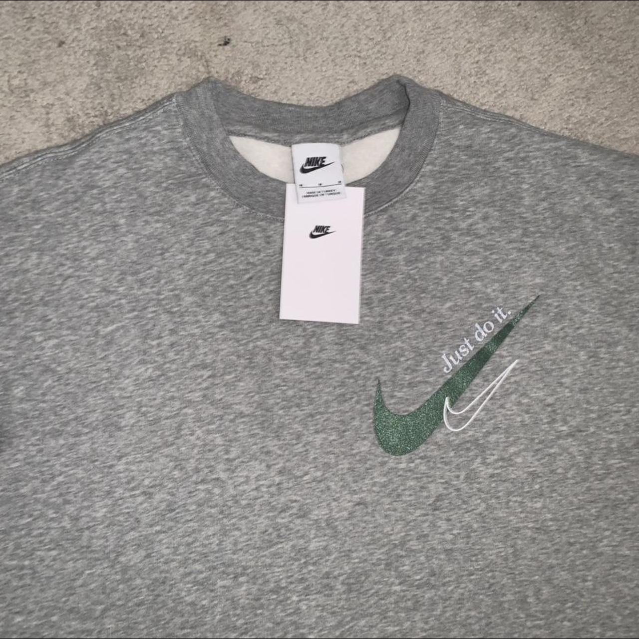 mens nike jumper grey