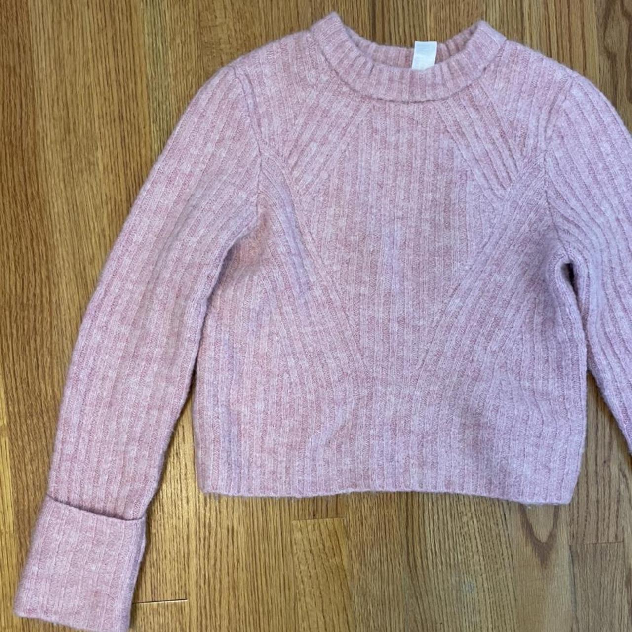 H&M Women's Pink Jumper | Depop