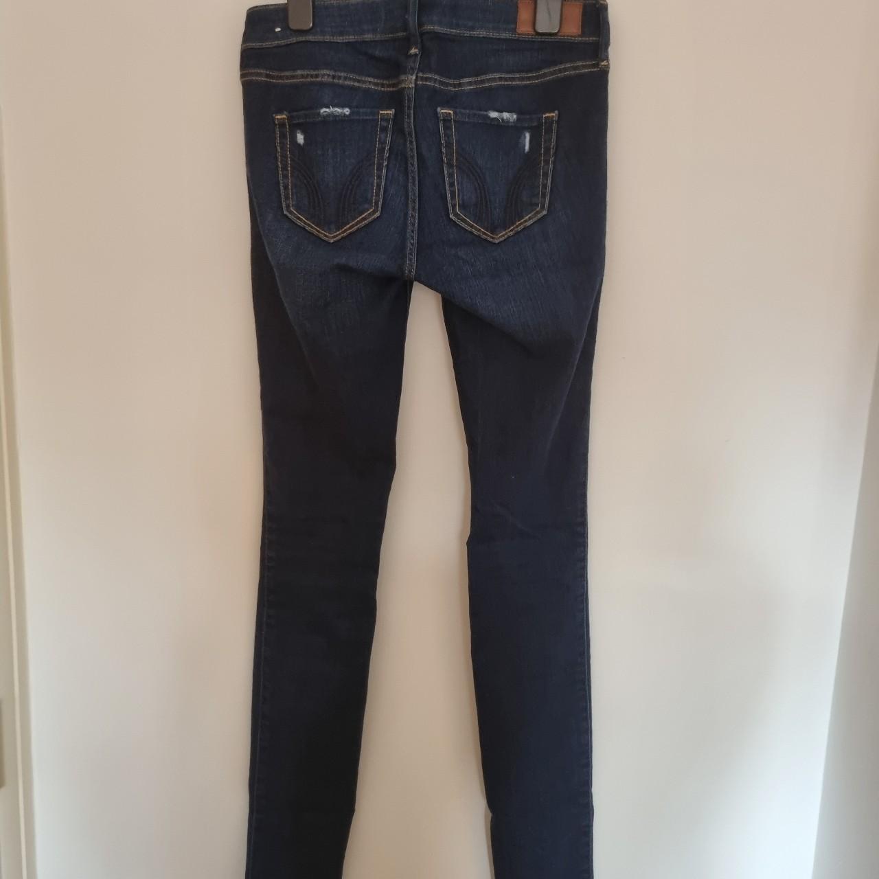 Hollister low rise super skinny jeans. W25, L32.... - Depop