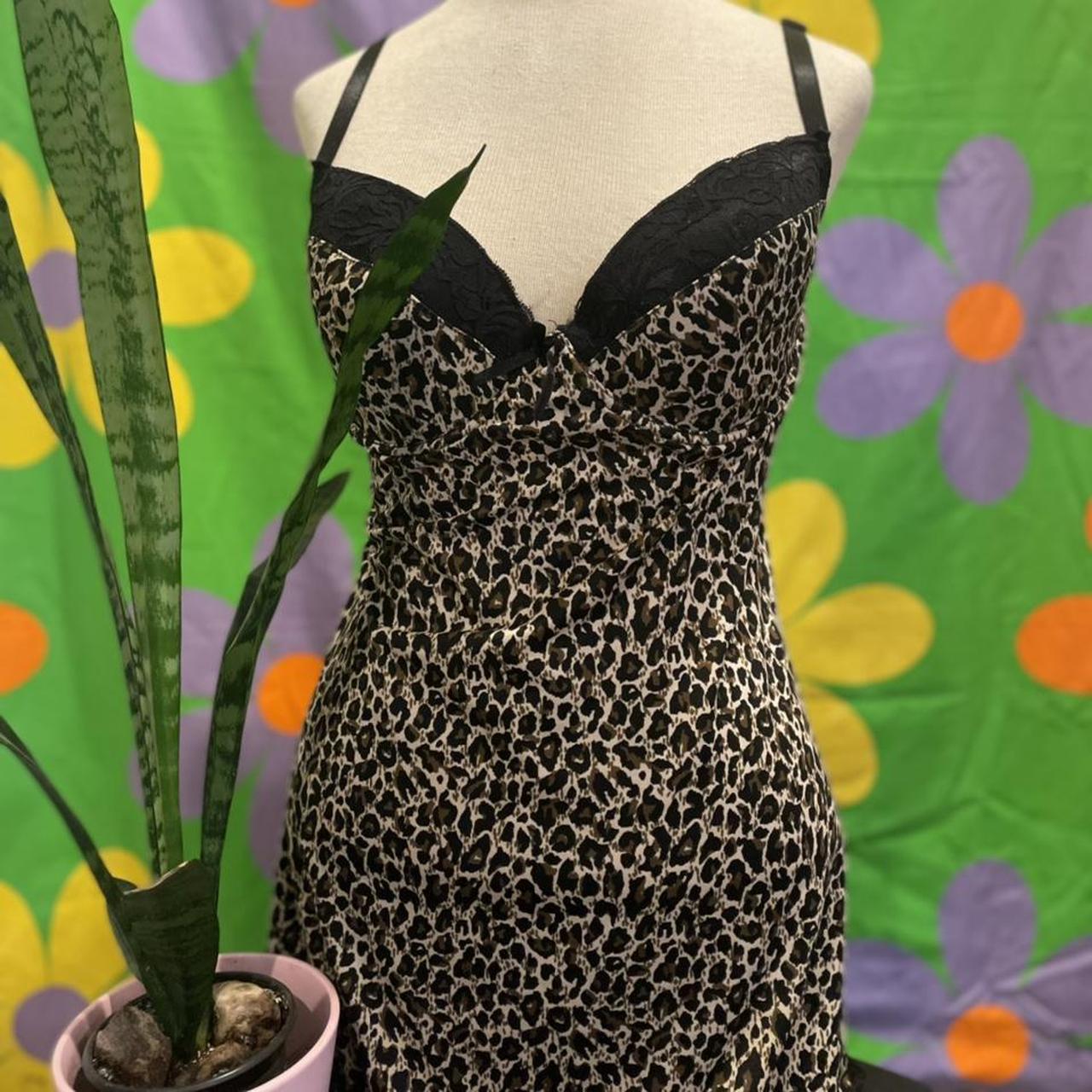 Cheetah lingerie dress!... - Depop