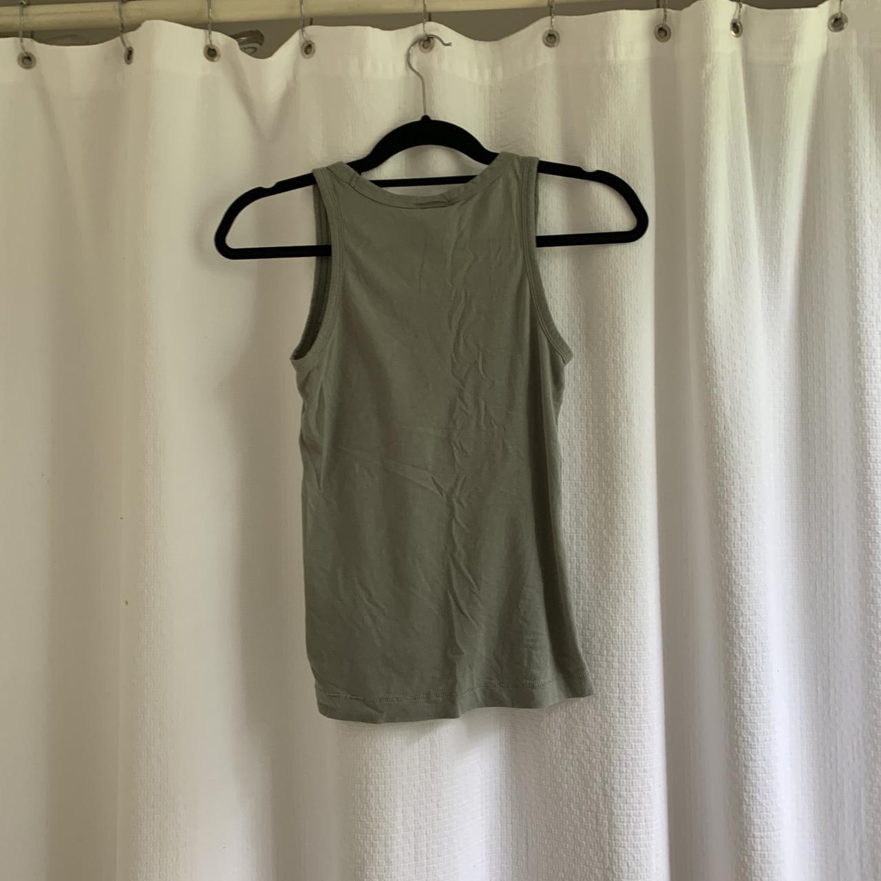 HM Olive Green Tank Top Basic olive green tank top... - Depop