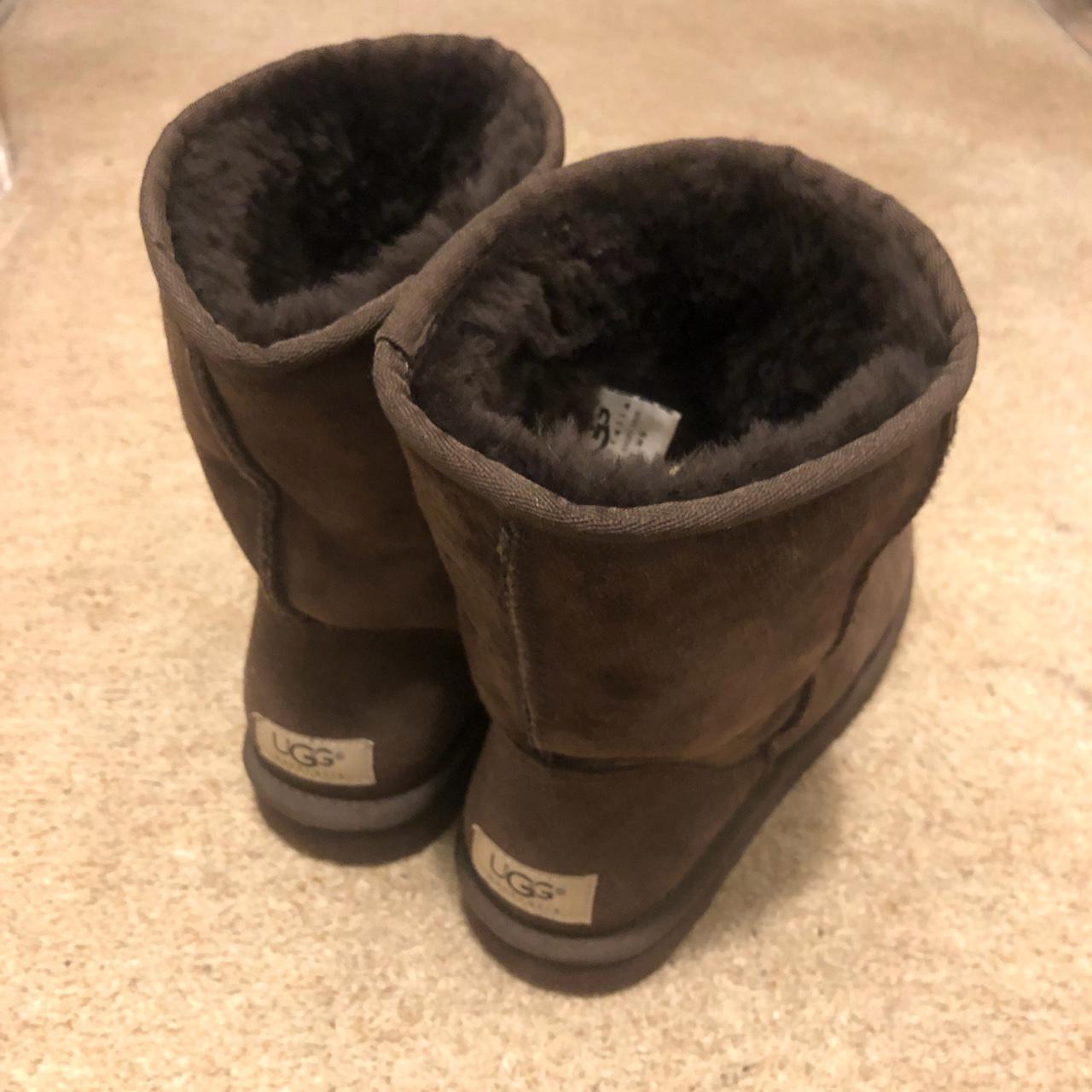 Vintage classic short chocolate brown suede UGG... Depop
