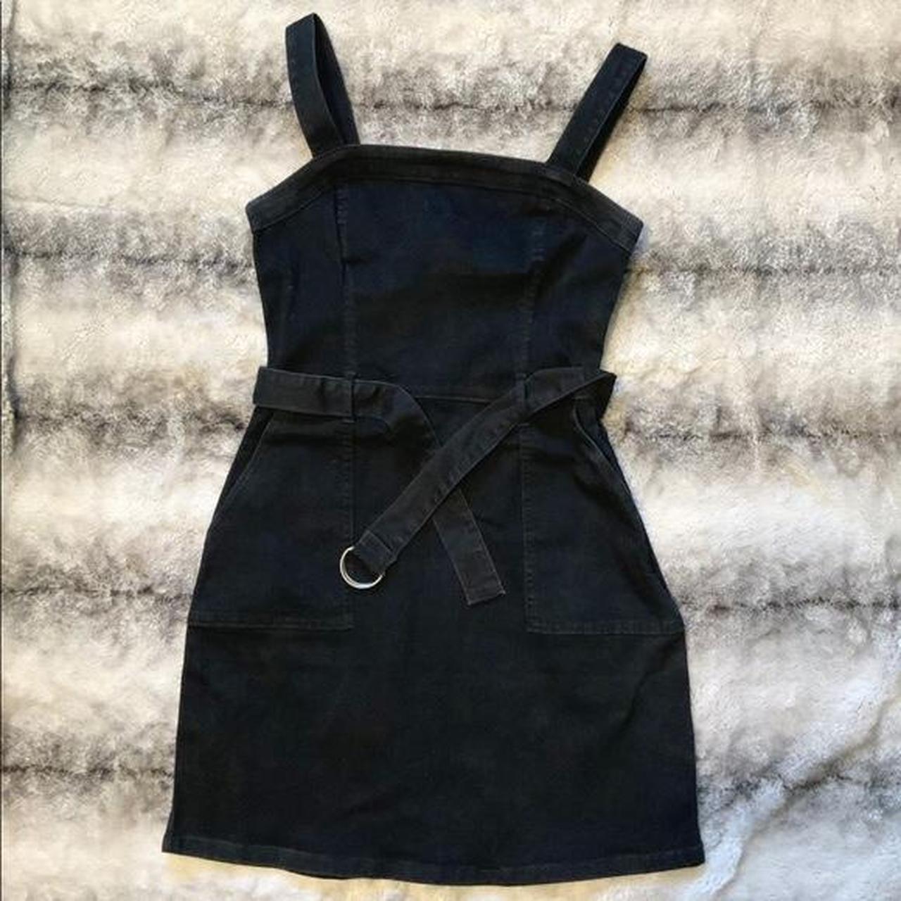 Primark black denim clearance dress