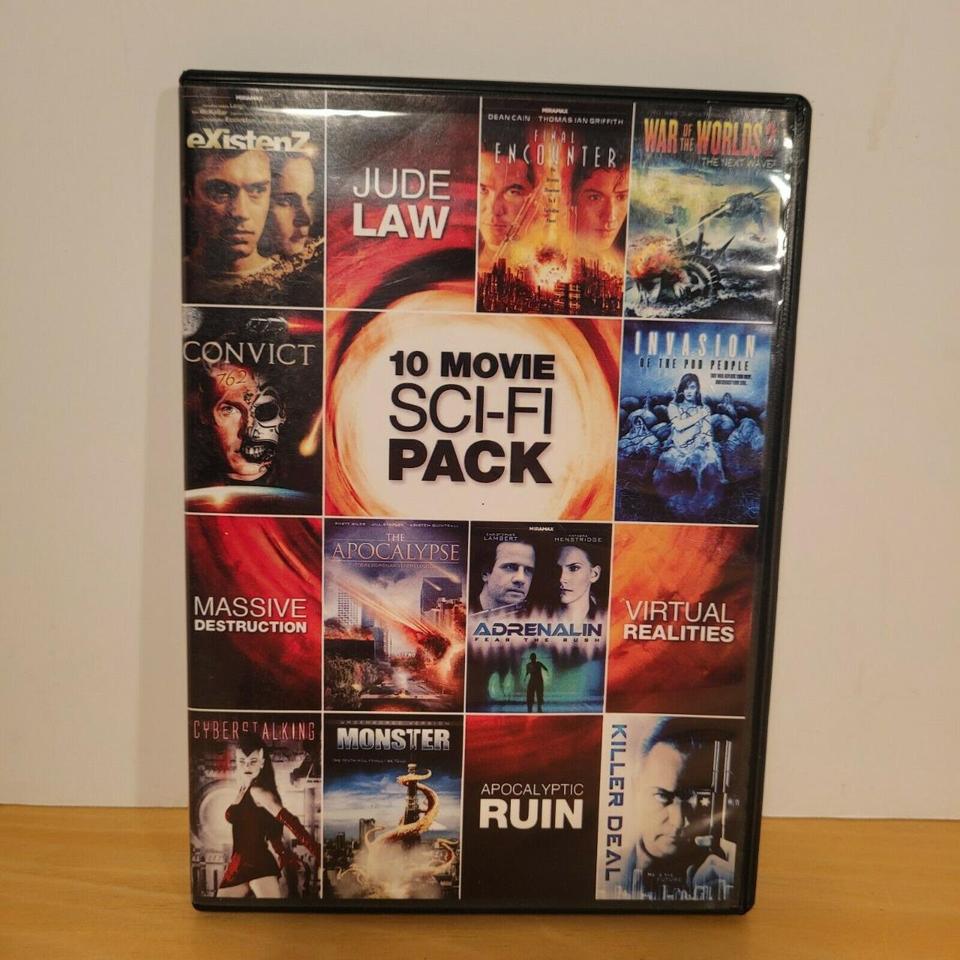 10-Movie Sci-Fi Pack (DVD, 2011, 2-Disc Set)... - Depop