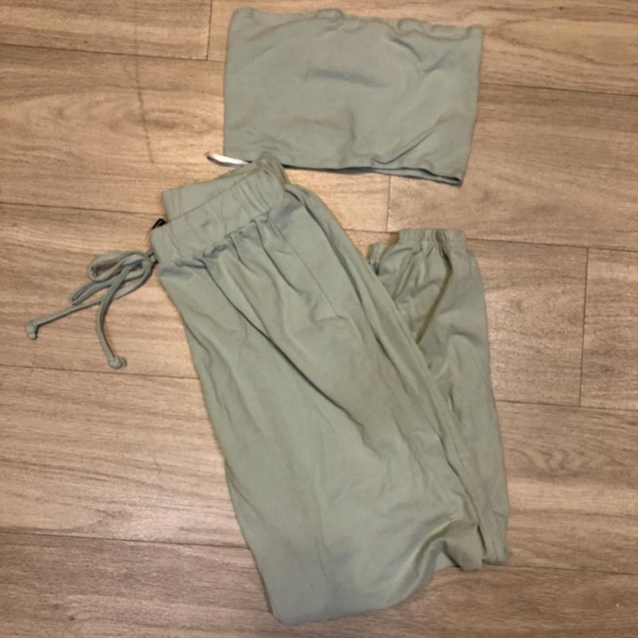 SHEIN size XS tube top and joggers Only worn a... Depop