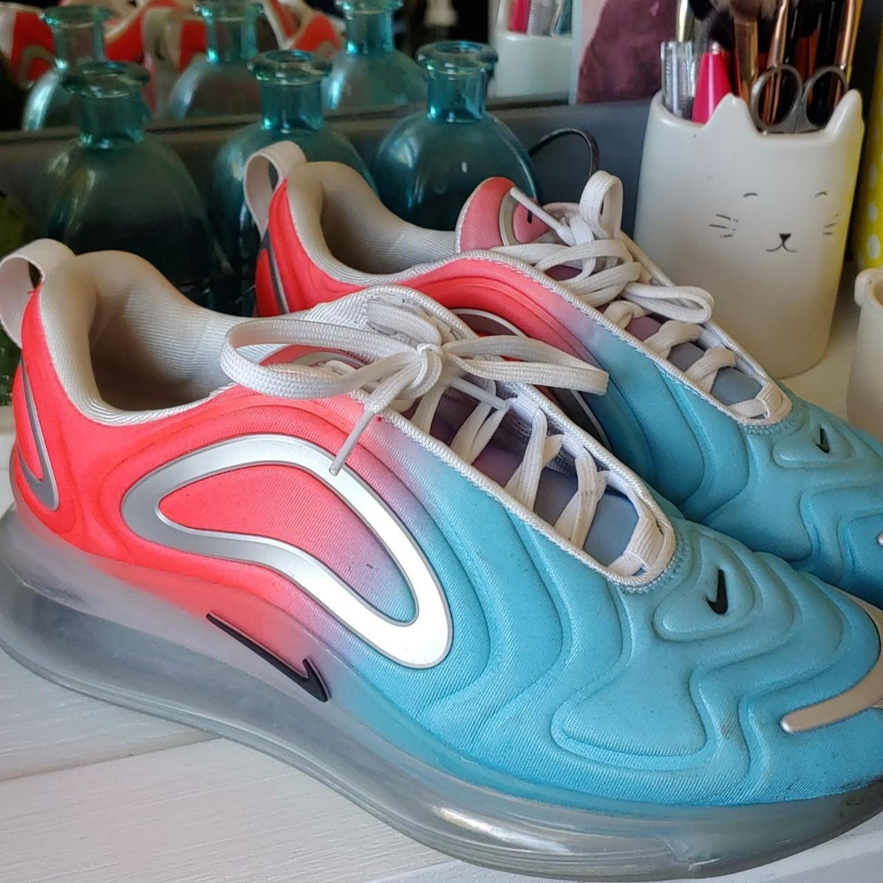 Great looking pair of Nike AirMax 720 Pink Sea Lava - Depop