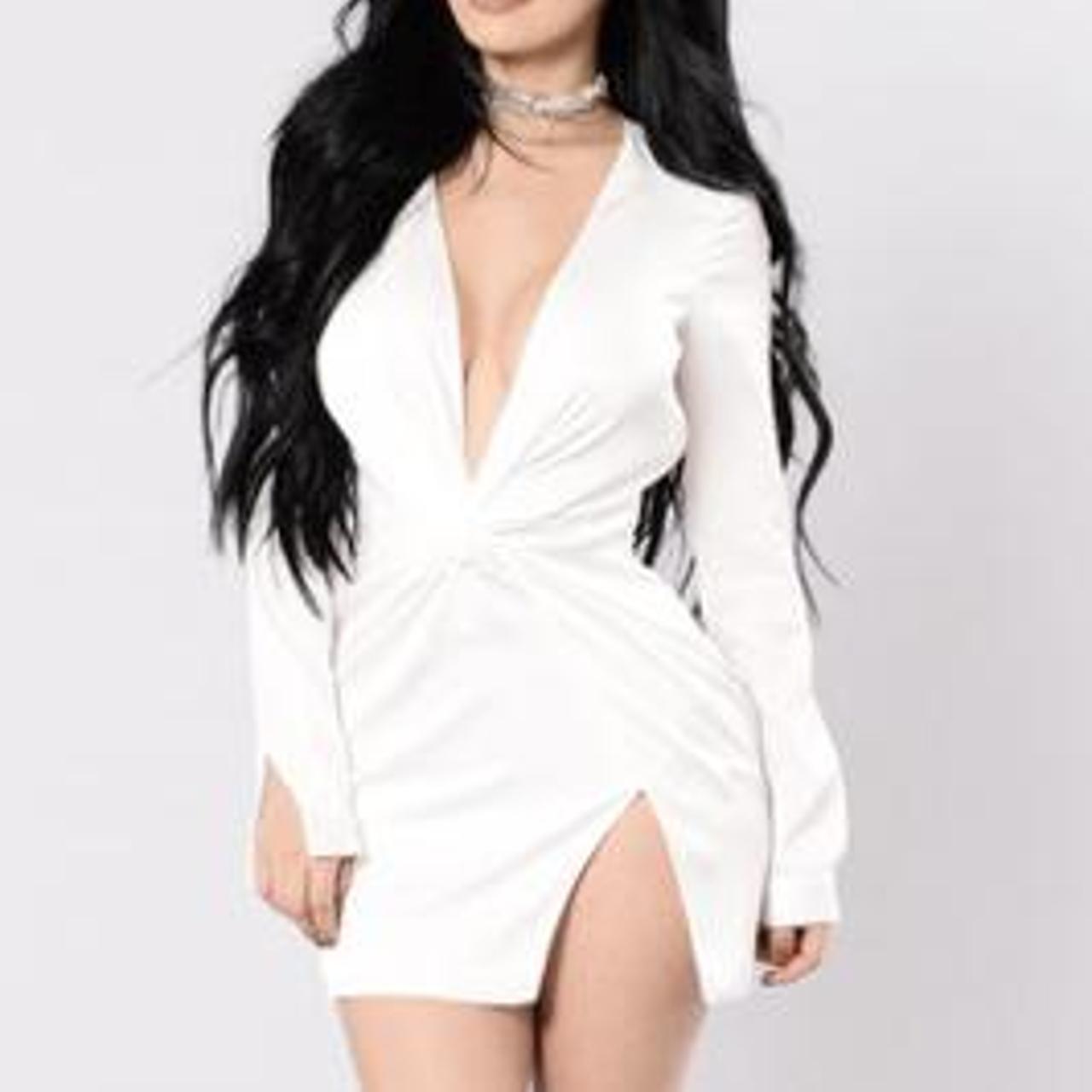 Fashion Nova Women's White Dress (2)