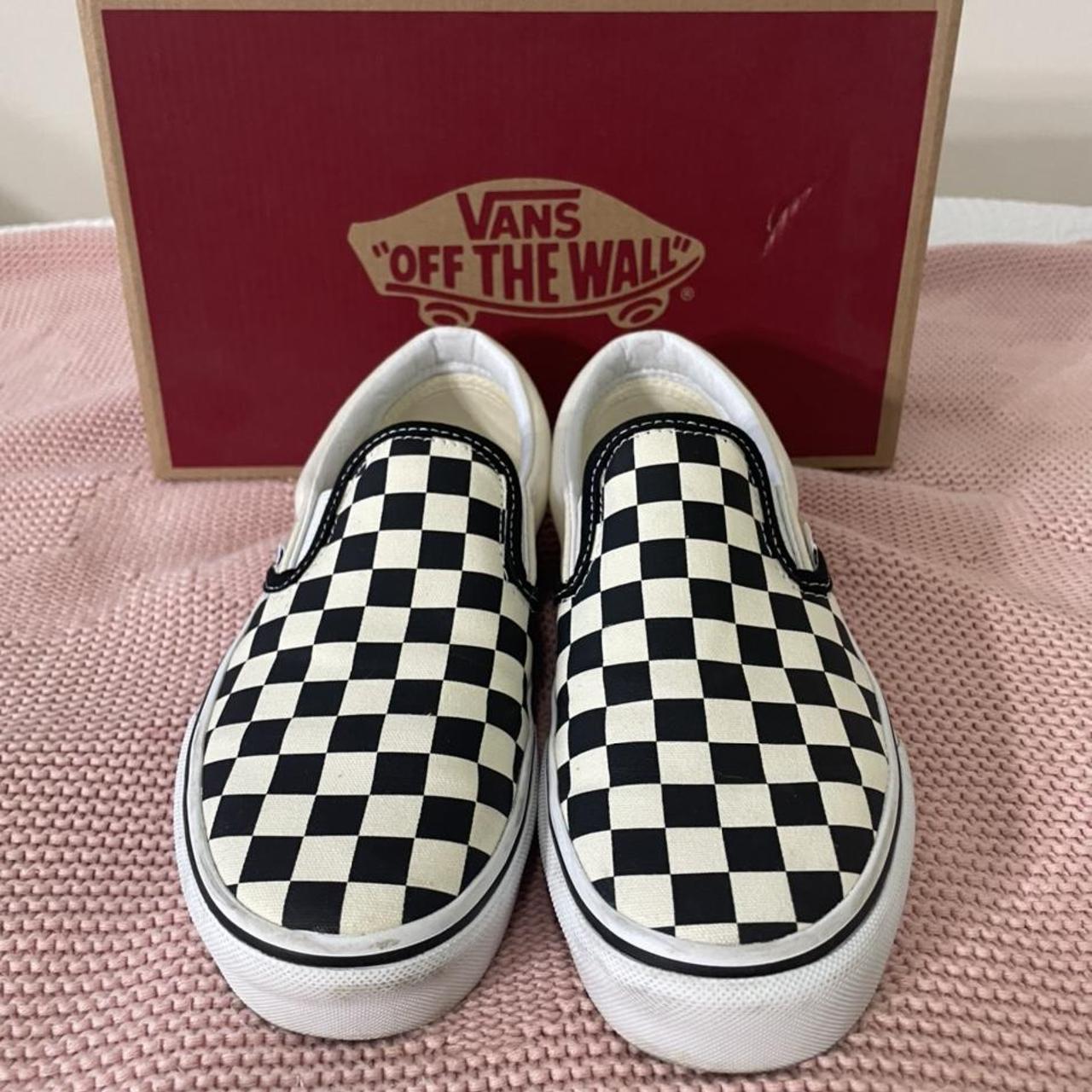 checkered vans size 12