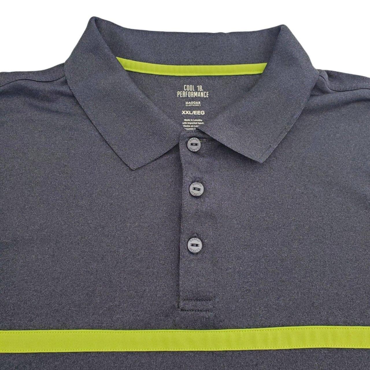 Haggar Golf Polo Shirt Cool 18 Performance XXL 2XL... Depop