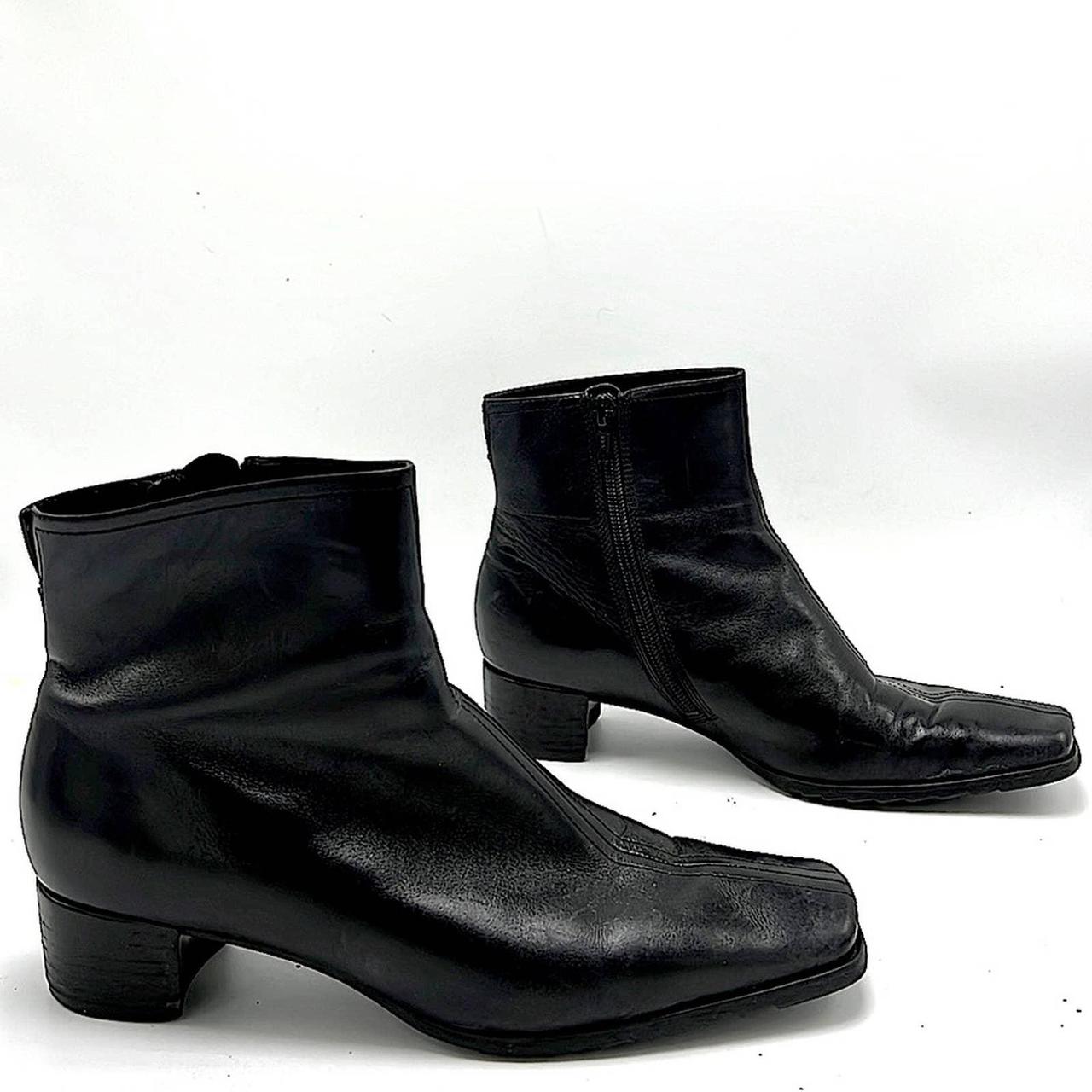 ecco black ankle boots