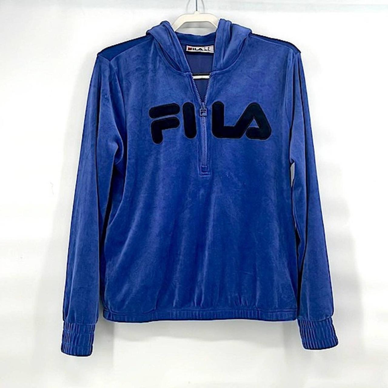 Fila deals velvet sweatshirt