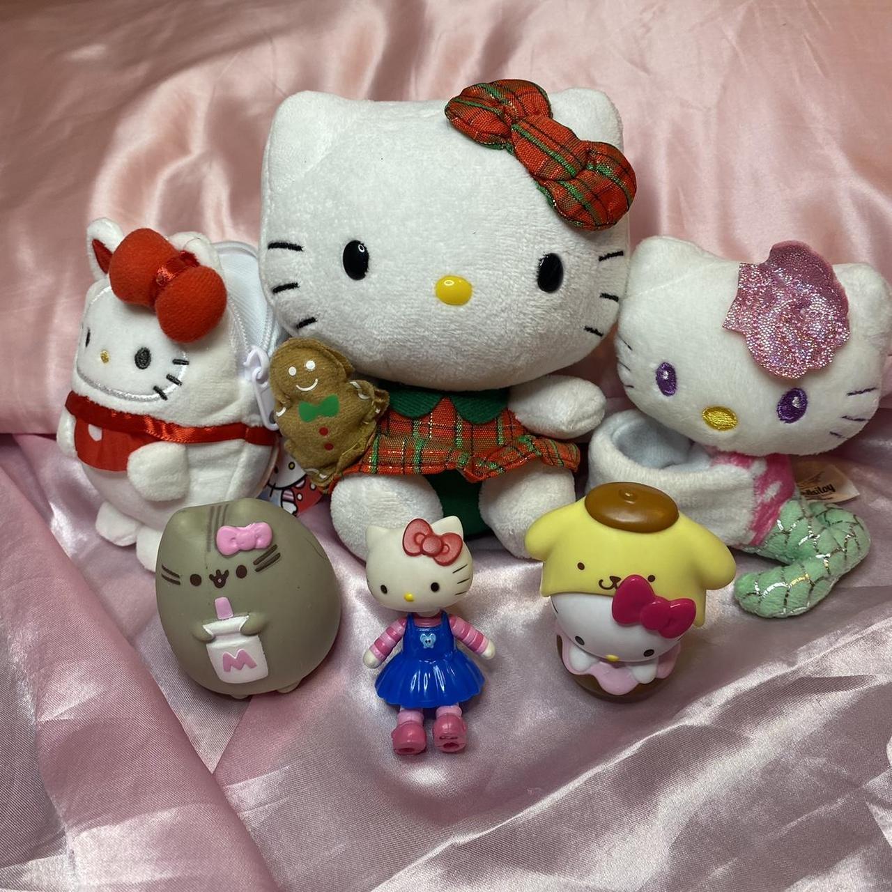 Super Cute Hello Kitty Sanrio Bundle Of Plush And Toys Depop