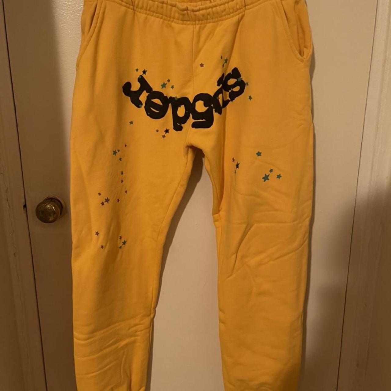 Spider Worldwide sweatpants (Yellow), Worn 2 times