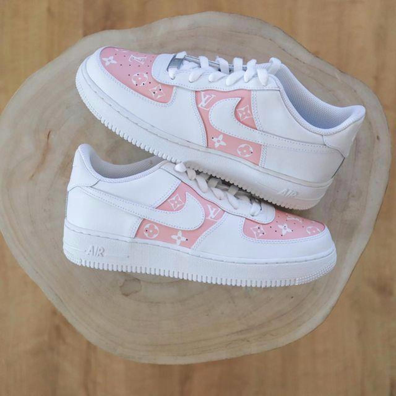 Air force 1 Louis Vuitton custom * NOT MY PICTURE - Depop