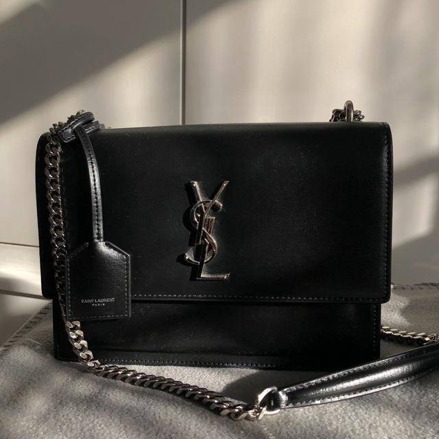 YSL Saint Laurent Kate Medium bag with gold - Depop