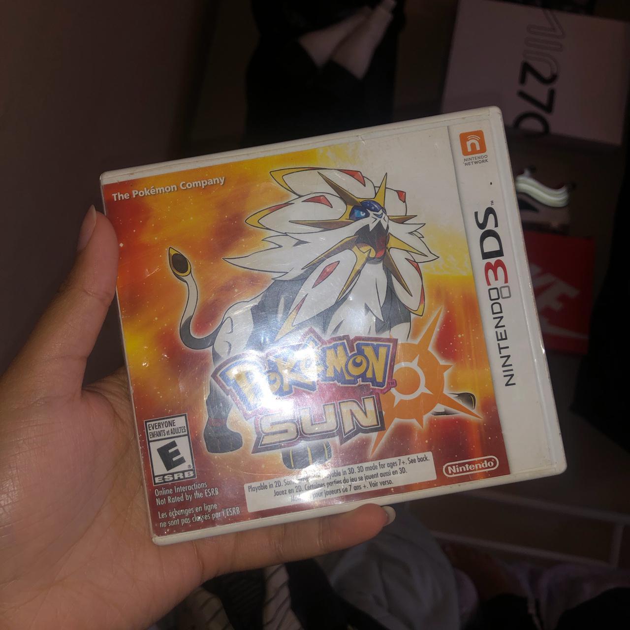 pokemon sun and moon 3ds game