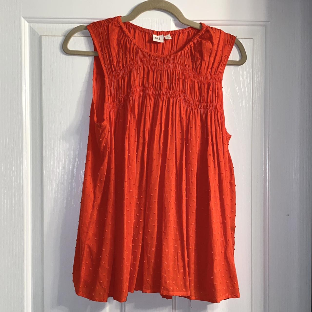 Gap Women's Red and Orange Blouse