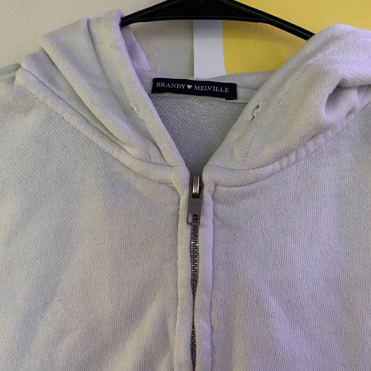 Crystal Brandy Melville Zip Up ☁️ Perfect... Depop