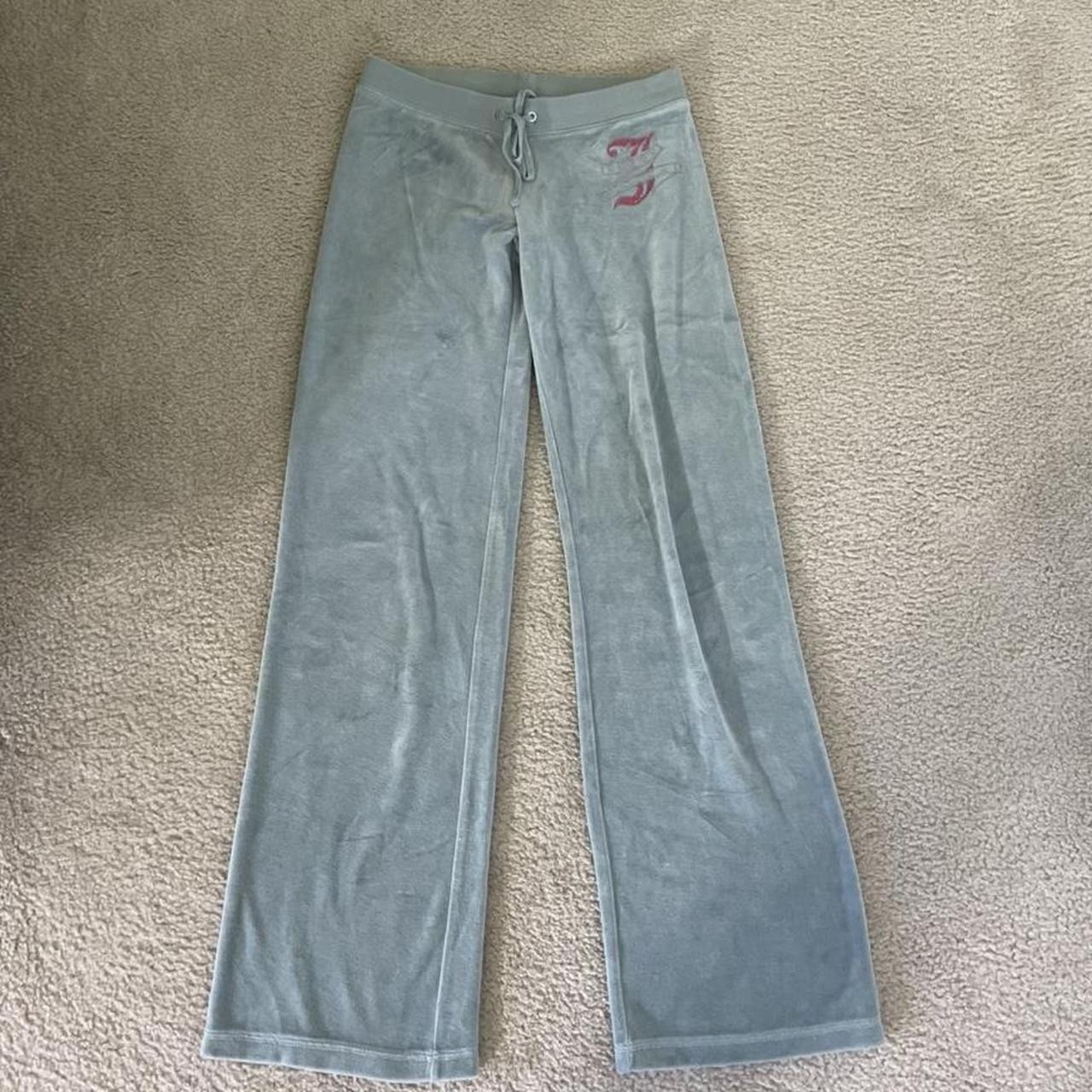 Light blue juicy couture tracksuit set, jacket size... Depop