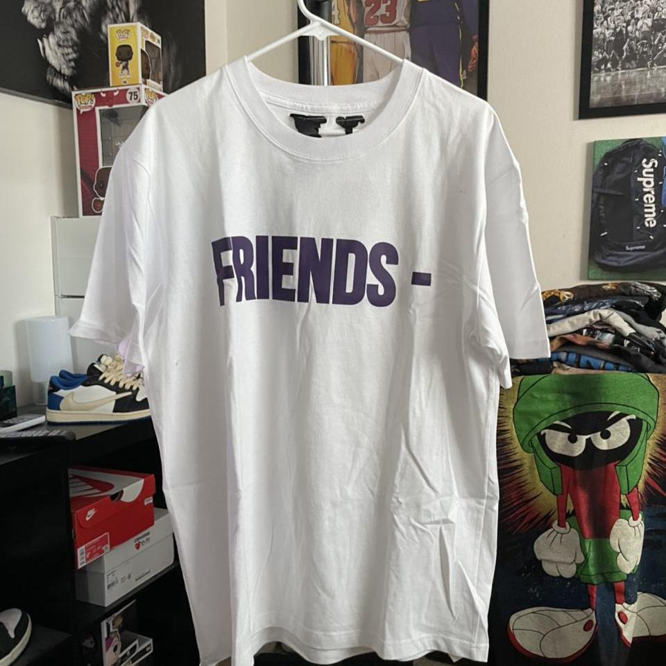 VLONE Friends Tee in Purple🔥🔥 Size L , Color White... - Depop