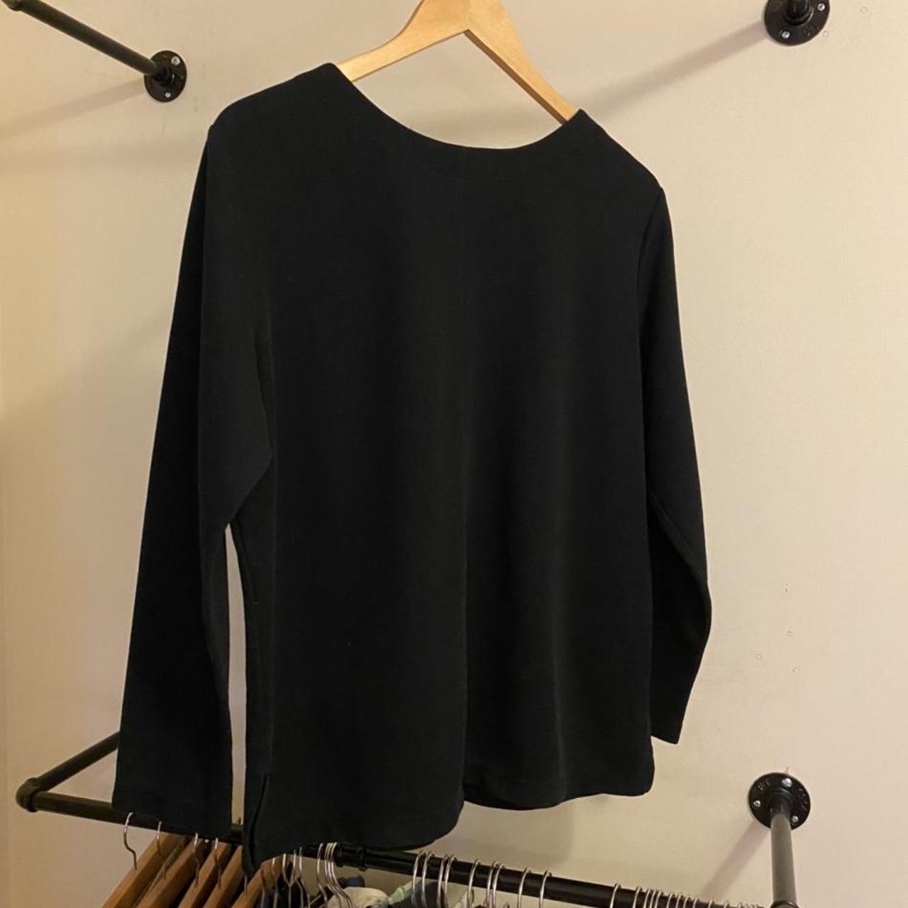 Sag Harbor Men's Black Sweatshirt | Depop