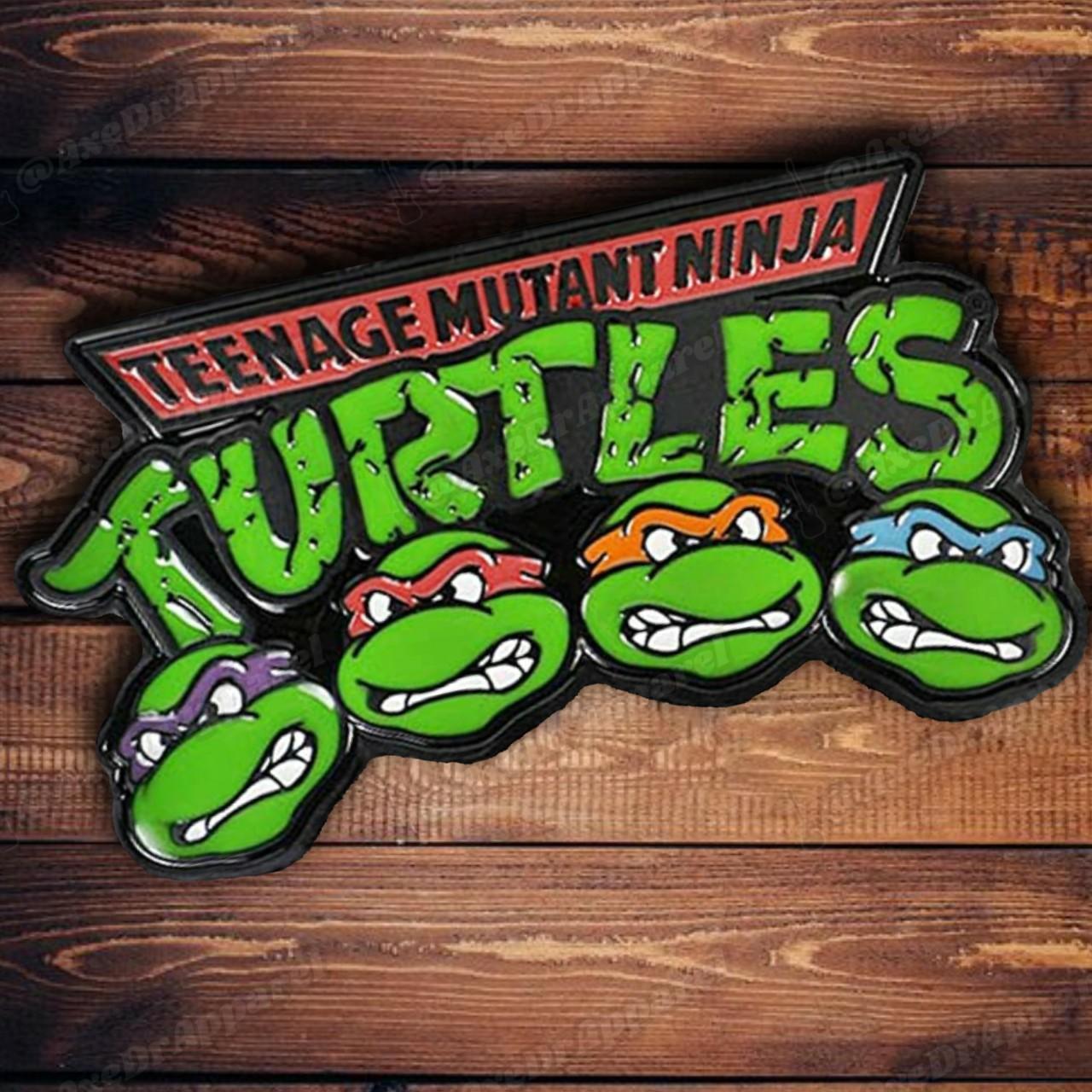 ☠Teenage Mutant Ninja Turtles Belt Buckle / TMNT... - Depop