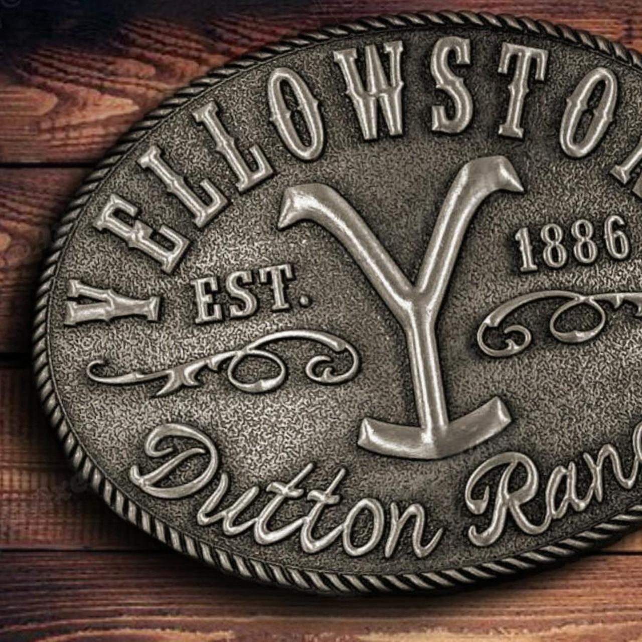 Yellowstone TV Series Dutton Ranch Men's Heavy Duty Belt Buckle