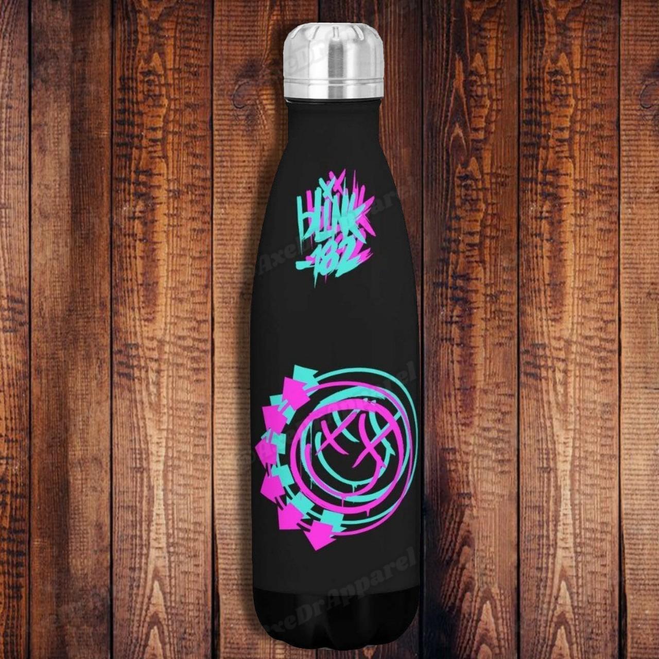 👽 Blink 182 Smile Drink Bottle 👽 #Reusable... - Depop