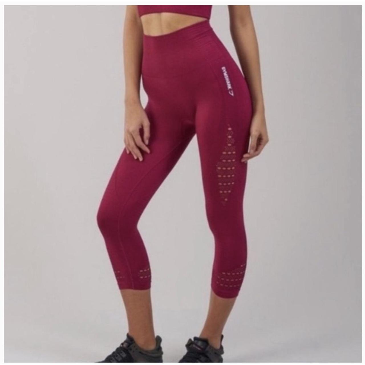 LIKE NEW✨ GYMSHARK BERRY colored energy seamless - Depop