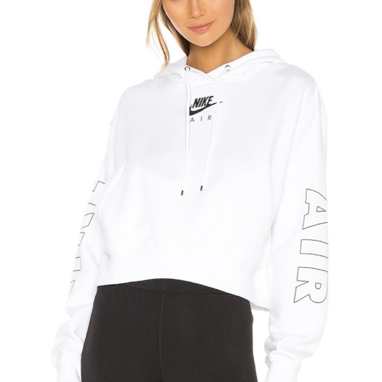 cropped nike air hoodie