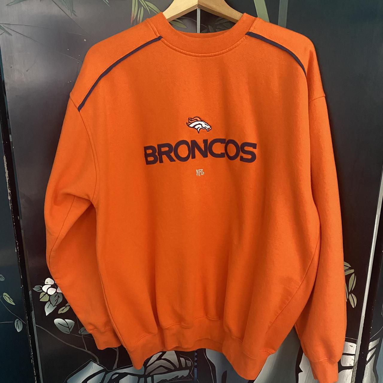 Denver Broncos Classic Logo Crew Sweatshirt - Mens