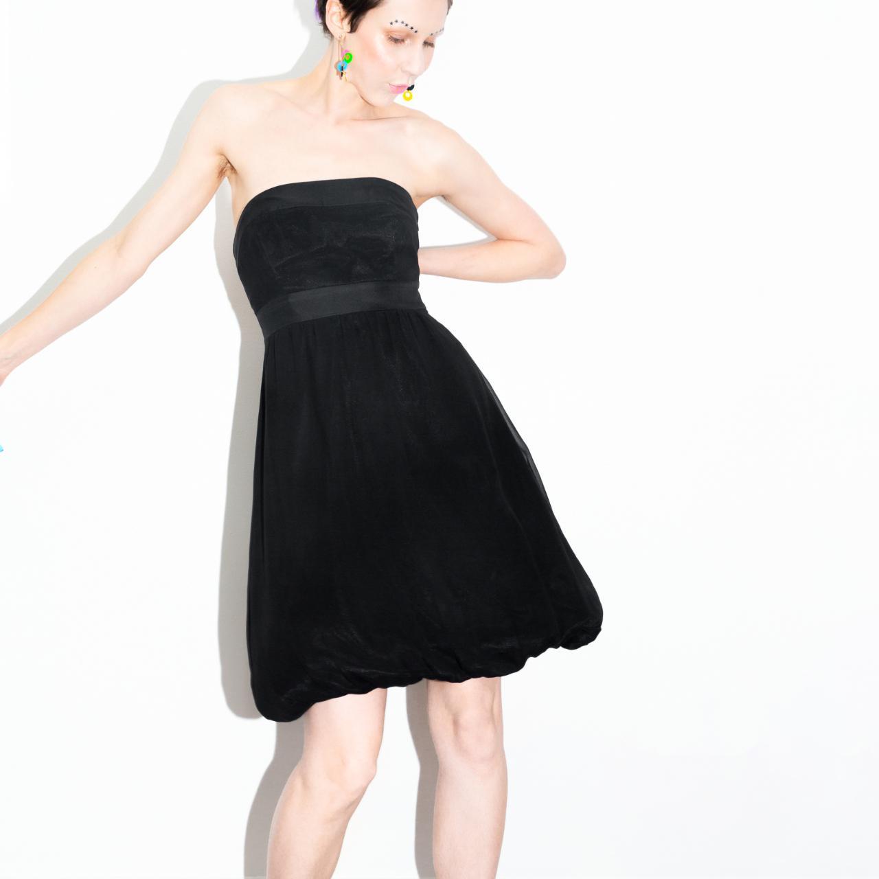 Product Image 1 - Black silk Y2K bubble dress