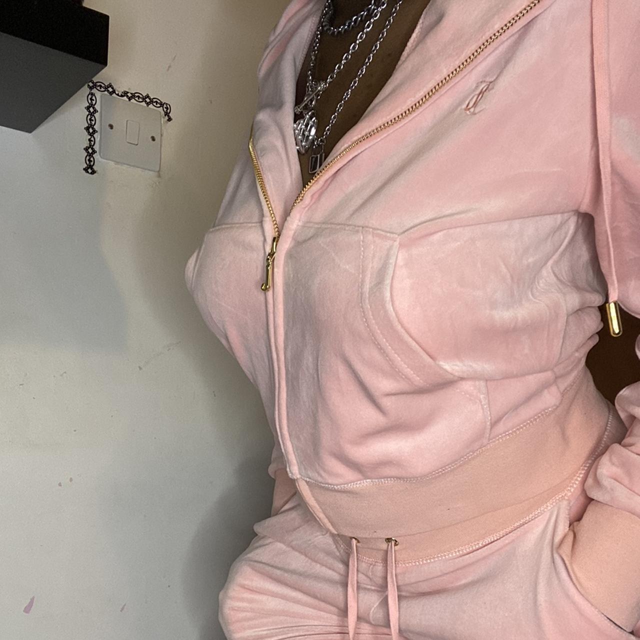 Light pink juicy couture tracksuit sale