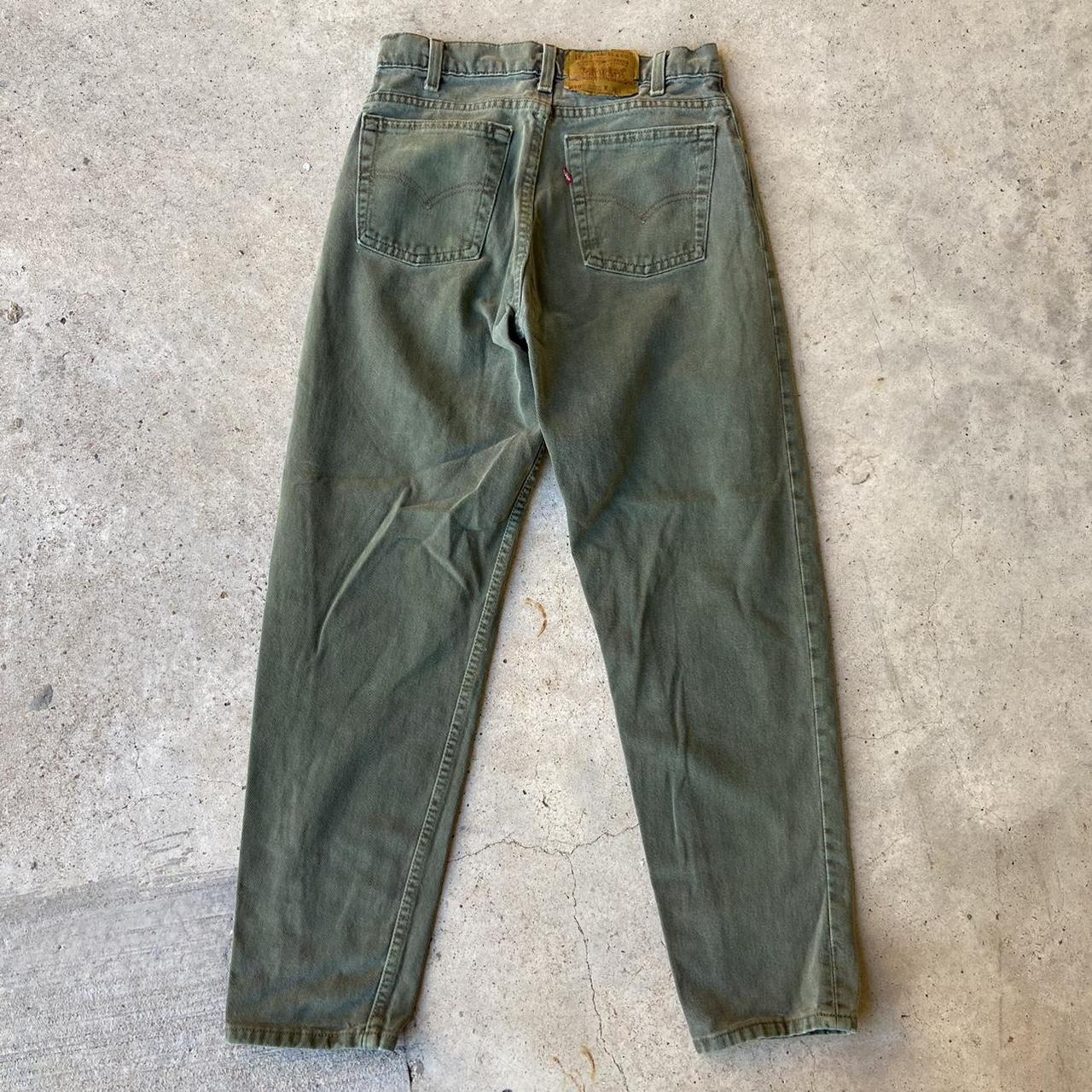 levis 550 green