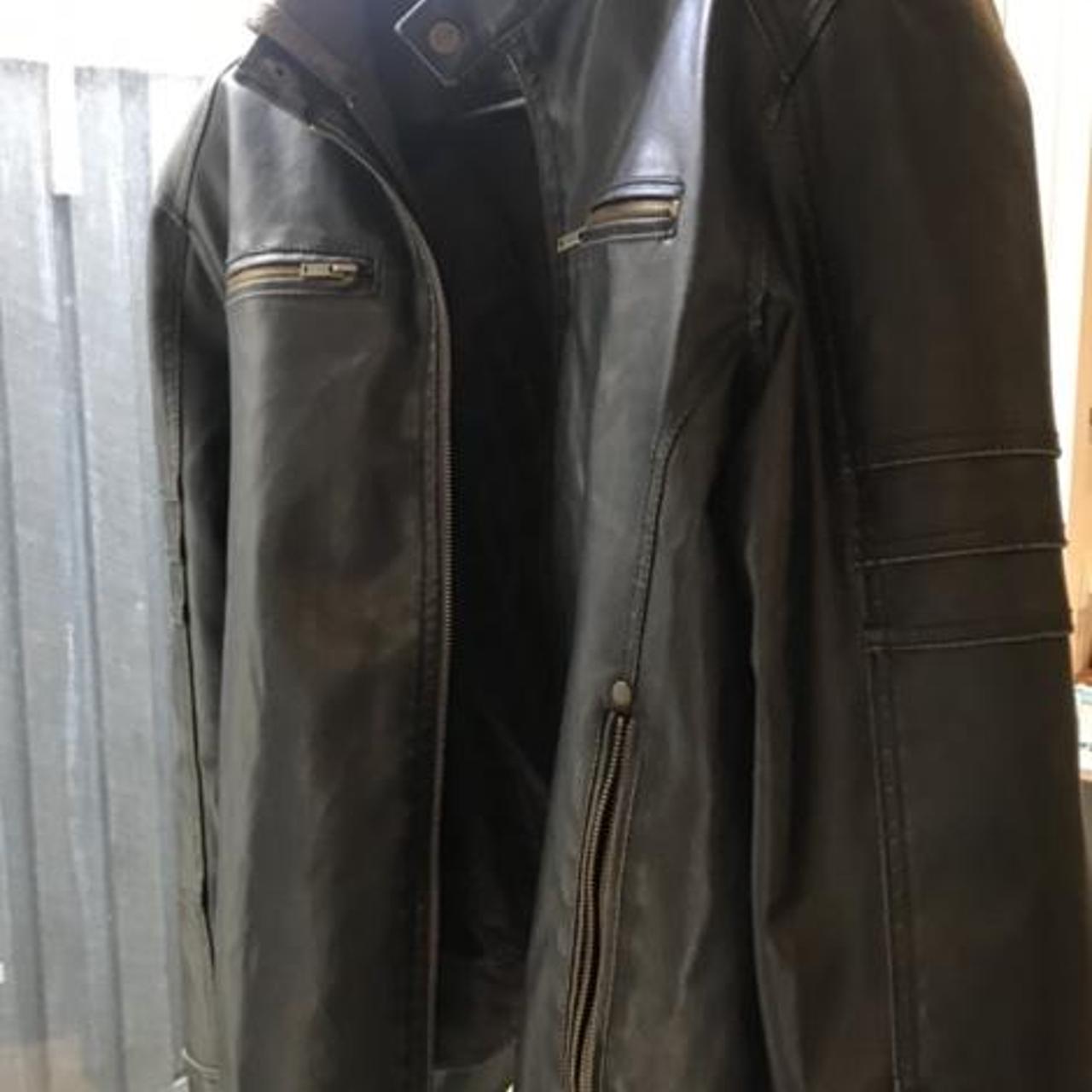 Guess Men's Brown and Black Jacket | Depop