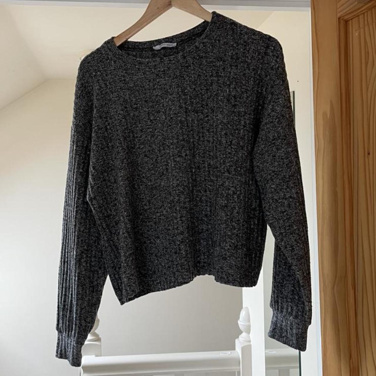 Zara Women's Grey Jumper | Depop