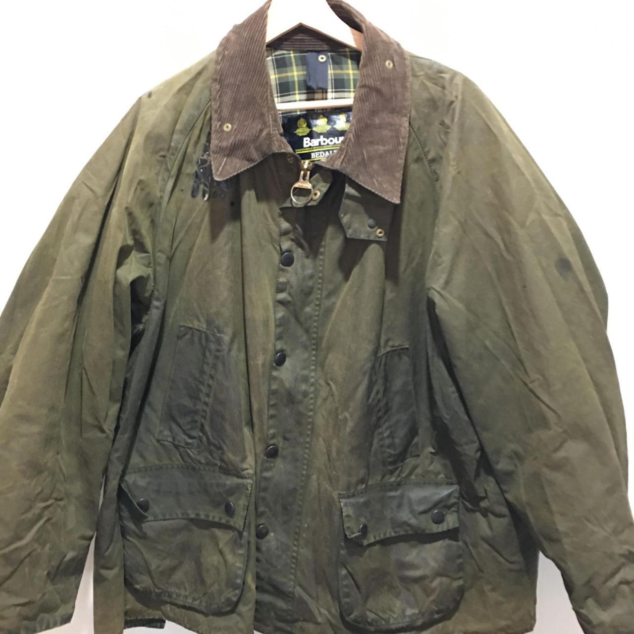 Vintage Old Barbour Bedale Jacket Jacket was left... - Depop