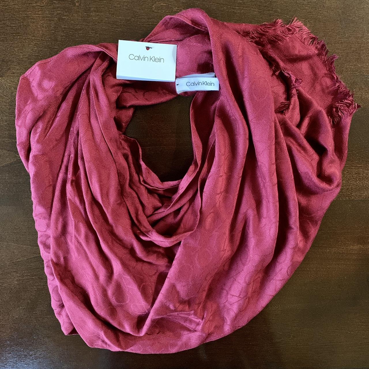 Calvin klein best sale red scarf