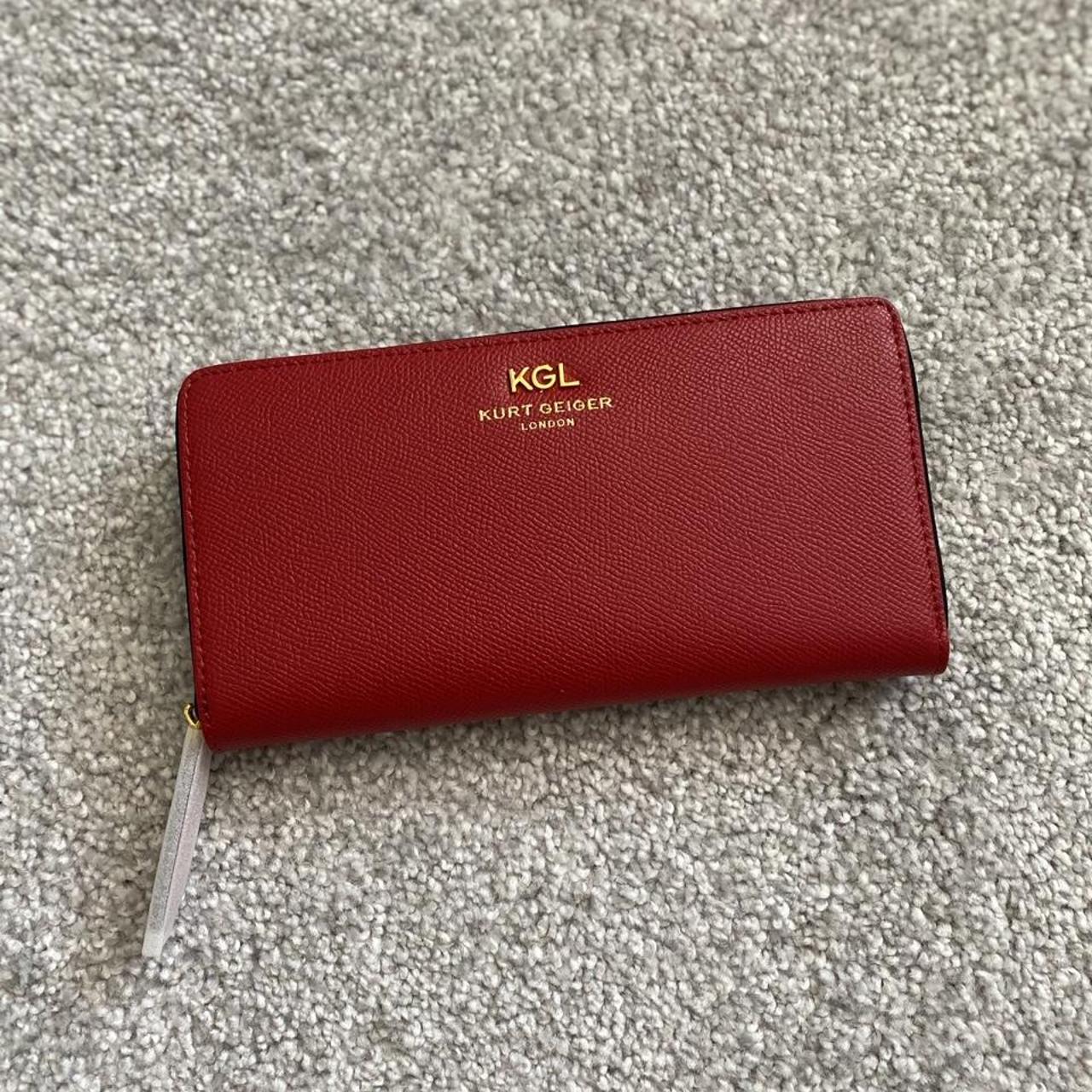 **BRAND NEW** Real leather Kurt Geiger red purse... Depop