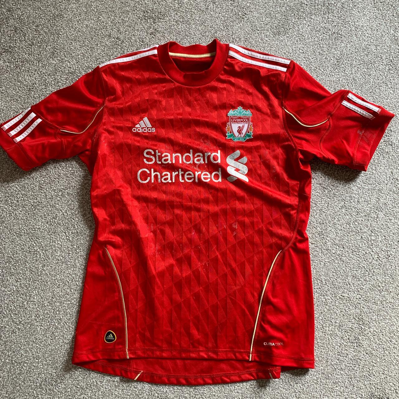 Liverpool shirt Raul Meireles Size medium Poor... - Depop