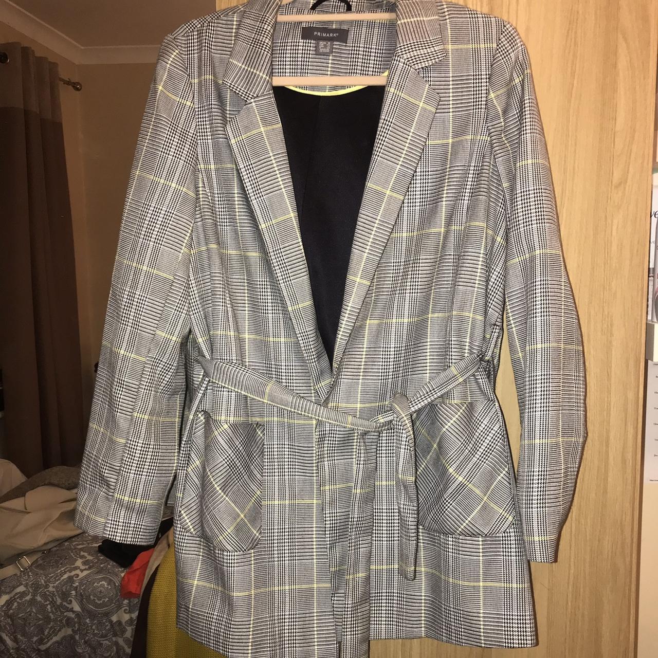 Checked Blazer Primark Black Blazer Womens Primark Belted Checked