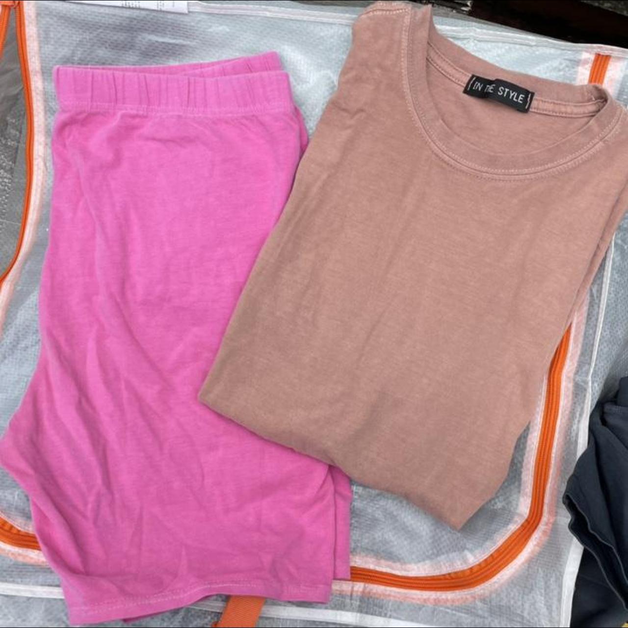 Pink cotton bike shorts, worn a few times. 80’s... Depop