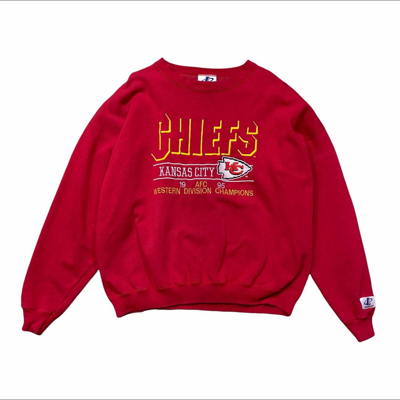 Shirts, Vintage Kansas City Chiefs Afc Western Division Champions Crewneck  Sweatshirt