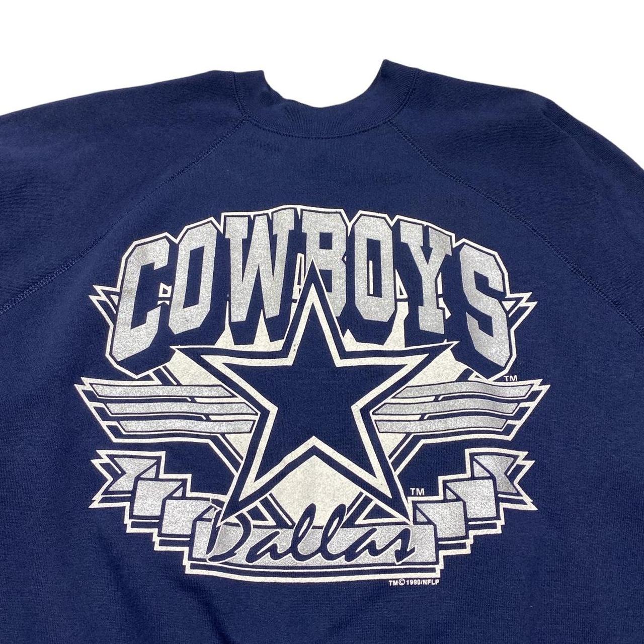 Vintage Dallas Cowboys Crewneck Sweater 1990 Made in... - Depop