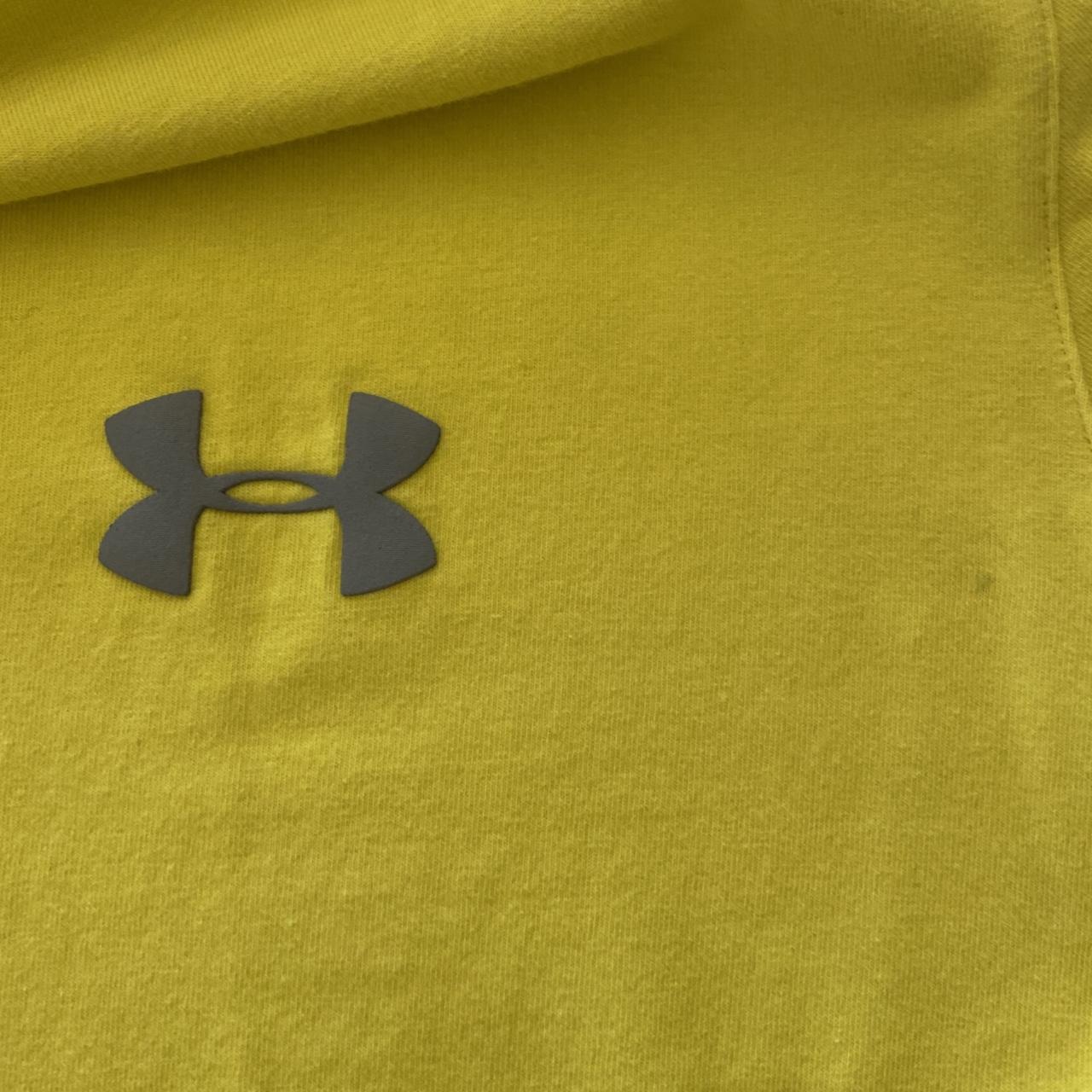 Yellow Under Armour tshirt - Great condition - - Depop